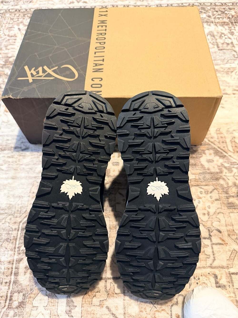 K1X Metropolitan Conquest Gear Black Sneakers Size 8.5 Canadian Brand - Picture 11 of 12
